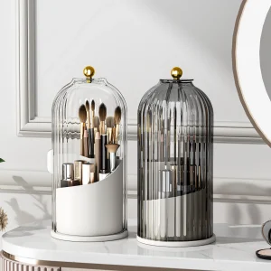 Rotating Makeup Brush Holder Organizer