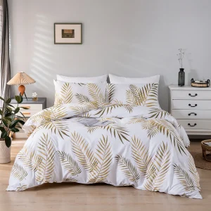 Luxury Tropical Leaves Bedding Collection