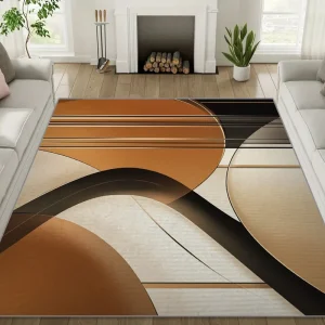 Modern Geometric Living Room Rug