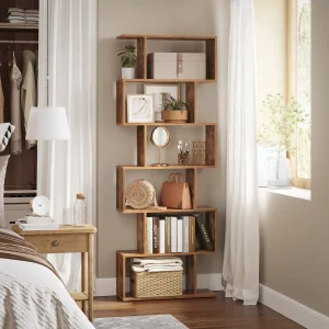 Contemporary Wooden Storage Bookcase