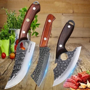Stainless Steel Forged Kitchen Knife Set