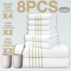 Soft Absorbent Luxury Bath Towels