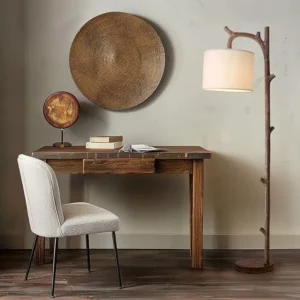 Modern Rustic Wood Standing Lamp
