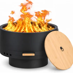 Outdoor Wood Burning Smokeless Firepit