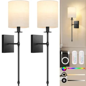 Rechargeable Wireless Battery Operated Wall Sconces